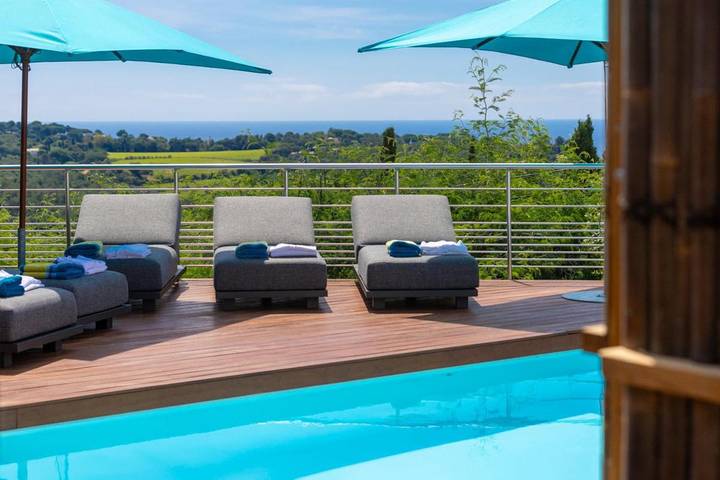 Chambre d’hôte pour 2 personnes, avec piscine et jardin ainsi que terrasse et vue à La Croix-Valmer - 3