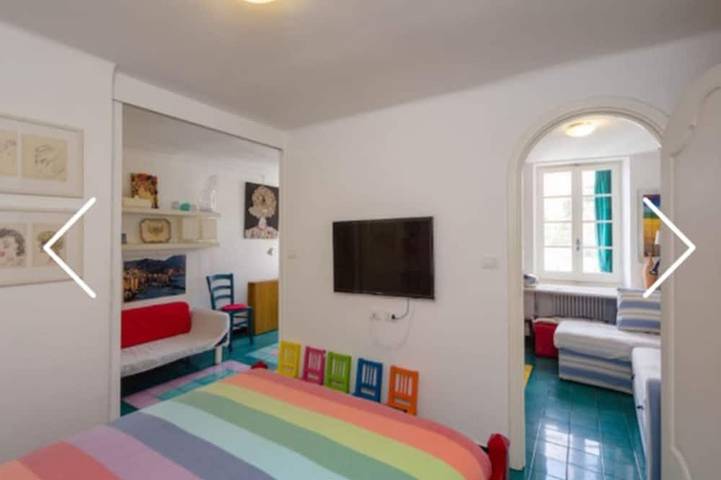 Apartamento entero, Camogli - Apartamento con encanto justo sobre el mar in Bagni Miramare, Camogli