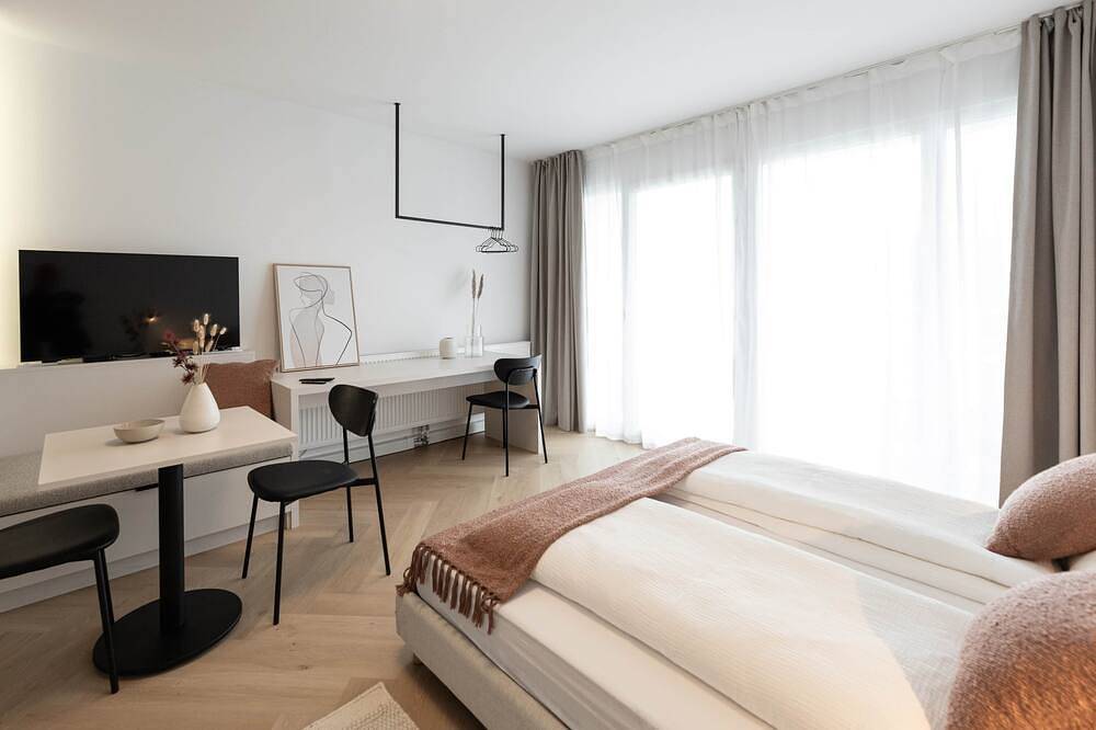 Geheel appartement, Design studio in a sought-after spa location in Bad Schallerbach, Bezirk Grieskirchen