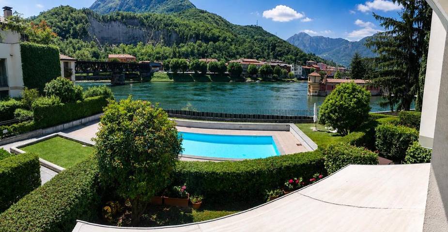 Appartamento vacanze per 4 persone, con vista lago e piscina nonché giardino e panorama - 1