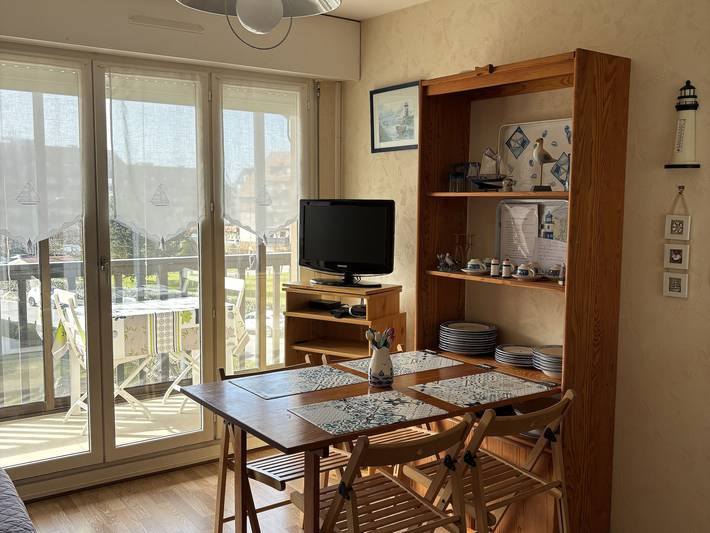 Appartement de vacances pour 4 personnes, avec balcon à Villers-sur-Mer