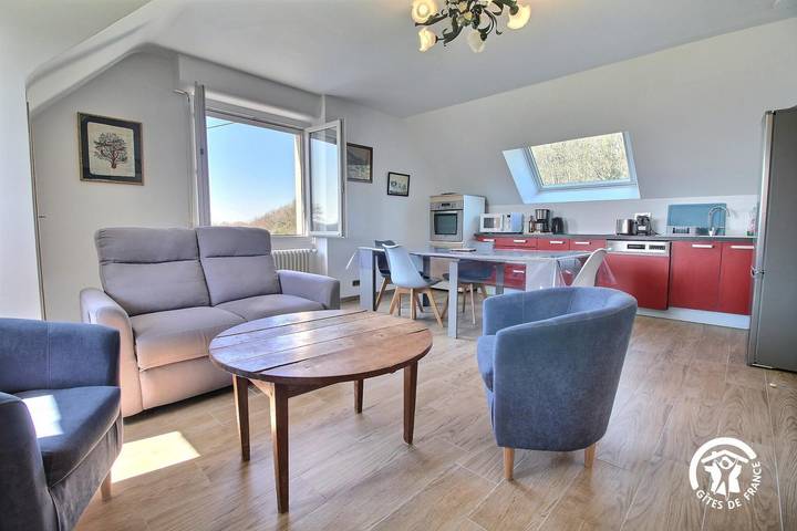 Gîte pour 4 personnes, avec Terrasse et Vue à Brech - 4