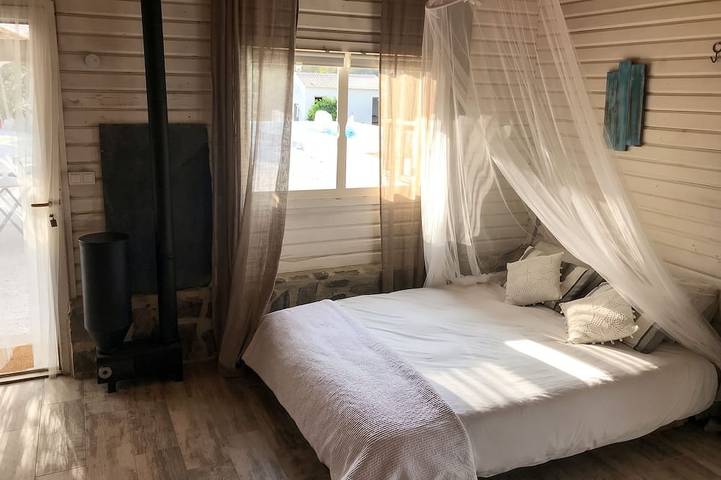 Homerez - Gemütliches Bungalow mit Pool in Madrigueras in Algodonales, Pueblos Blancos
