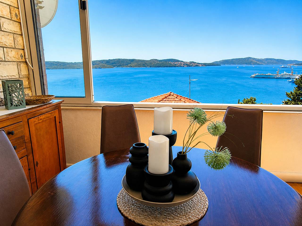 Ganze Wohnung, Wohnung mit atemberaubendem Meerblick in Trogir, Ciovo