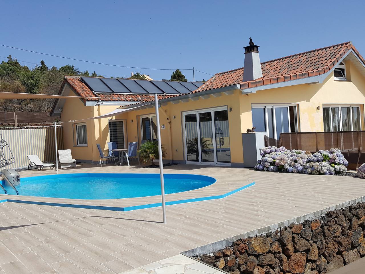 Apartamento vacacional entero, Apartamento de vacaciones para 2 personas con terraza in El Pueblo, Puntagorda