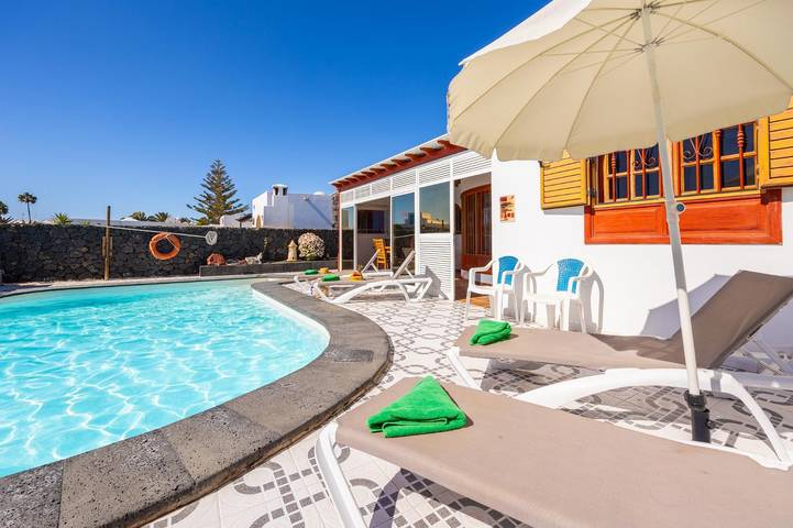 Chalet para 8 personas, con balcón y vistas al mar en Lanzarote - 4