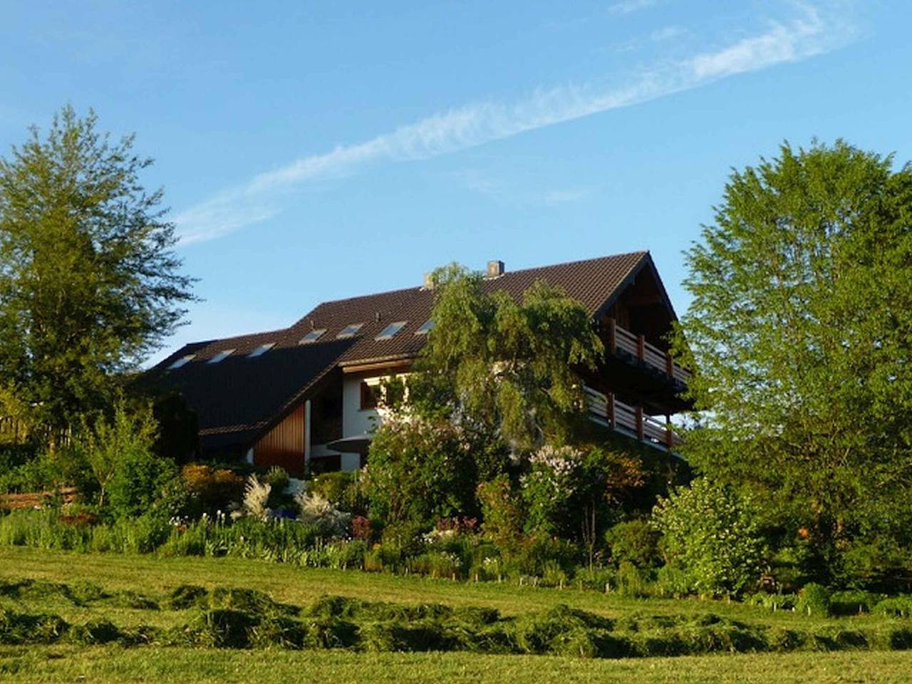 Ganze Wohnung, Ferienwohnung 'Haus Am See' mit Seeblick, Privatterrasse und Wi-Fi in Illmensee, Region Bodensee-Oberschwaben