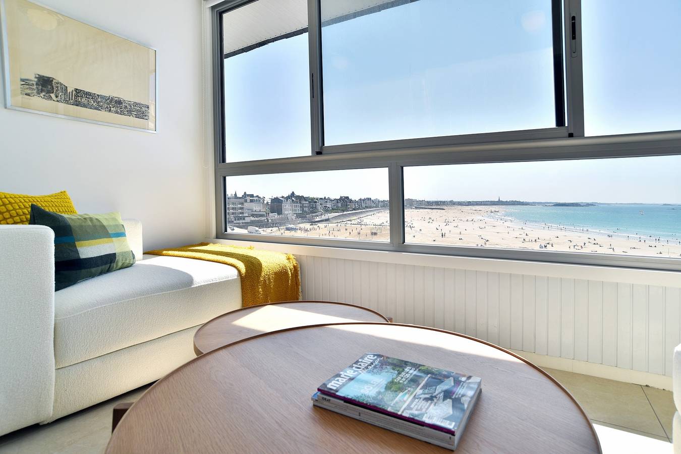 Appartement entier, Ciel & Mer - Avec vue imprenable sur la mer in Paramé, Saint-Malo