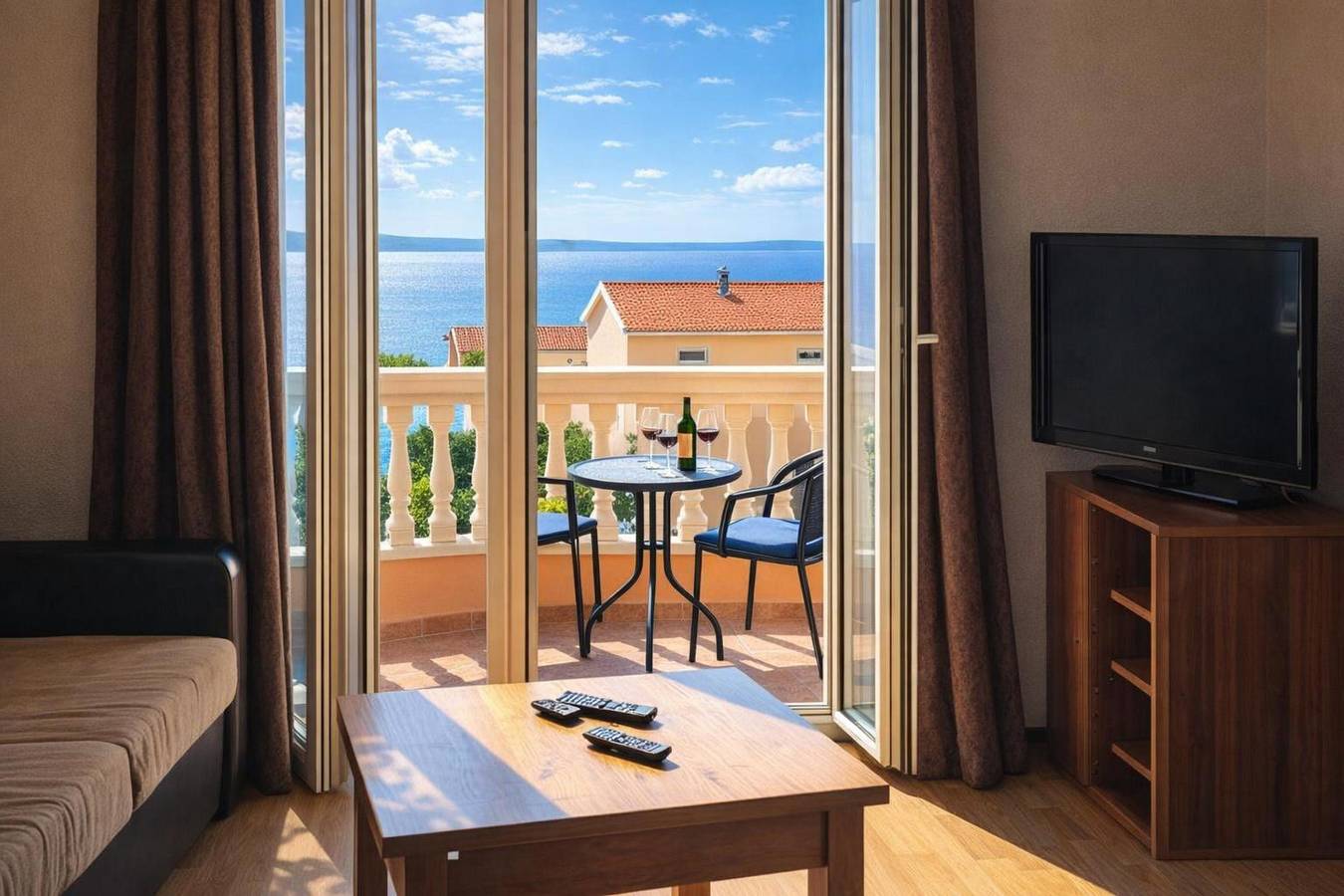 Ganze Wohnung, Pool Apt 2 - Novi Vinodolski (Sea View) in Novi Vinodolski, Primorje-Gorski Kotar