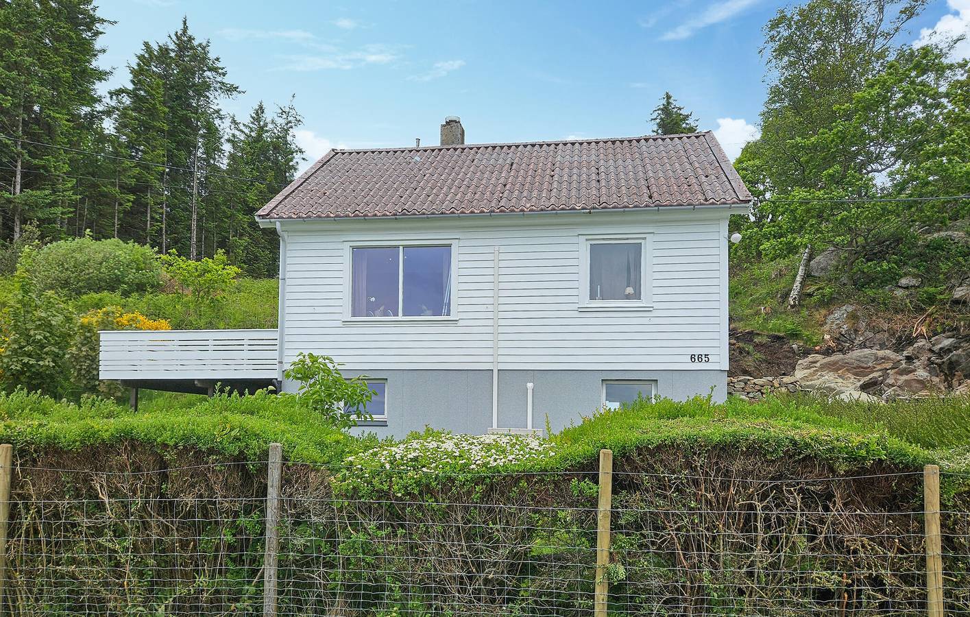 Ferienhaus für 9 Personen mit Terrasse in Bokn