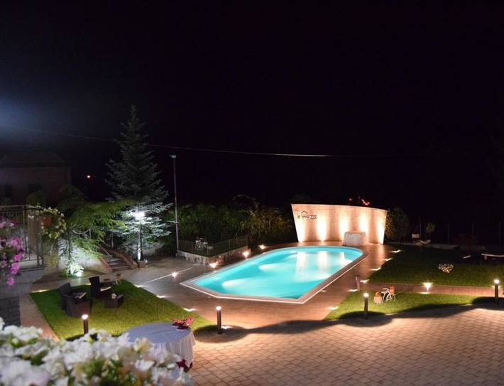 Chambre d’hôte pour 2 personnes, avec Terrasse et Jardin ainsi que Piscine et Vue à San Giovanni in Fiore