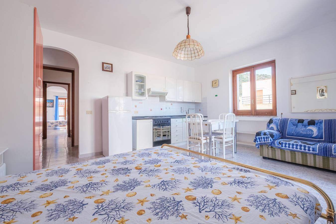 Entire apartment, Holiday Apartment "Case Vacanza Armando Mono Lipari" near Beach with Balcony & Wi-Fi in Lipari