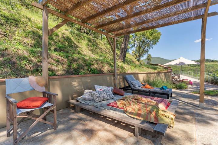 Villa für 14 Personen mit Balkon in Campiglia Marittima, Etruskische Küste