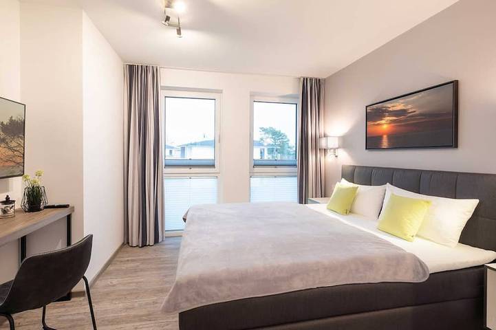 Ferienwohnung für 6 Personen, mit Garten und Sauna sowie Balkon in Garz - 3