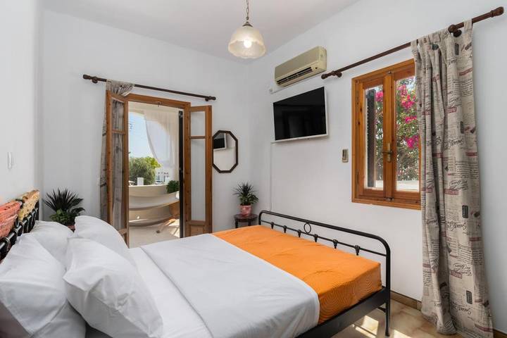 Appartement de vacances pour 3 personnes, avec vue ainsi que jardin et balcon