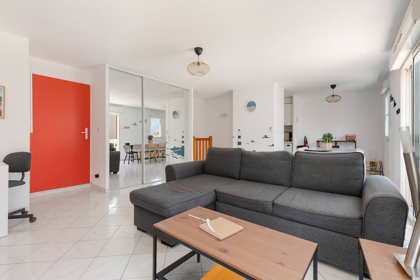 Ganze Wohnung, Reve De Mer, Duplex 6 pers en bord de plage. in Frontignan, Côte d'Améthyste