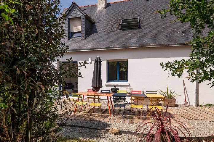 Maison de vacances pour 12 personnes, avec jardin dans le Golfe du Morbihan