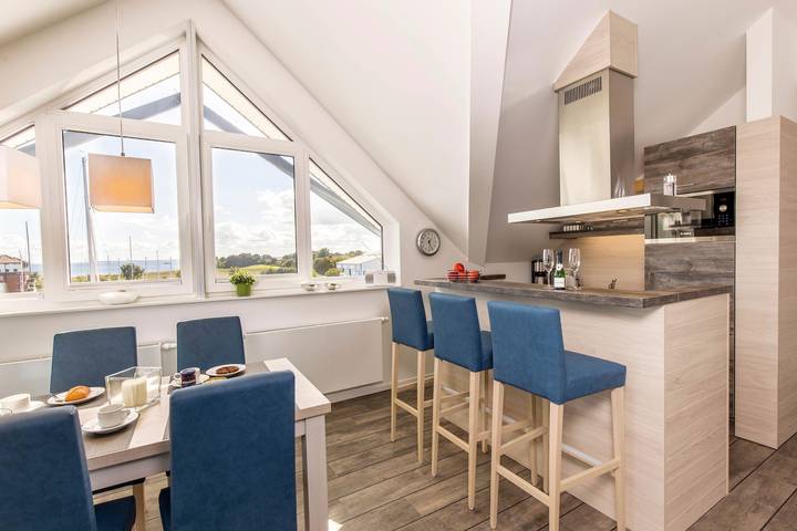 Appartement de vacances entier, Ancora Marina Haus 1 Penthouse in Hundestrand / Naturstrand, Neustadt en Holstein
