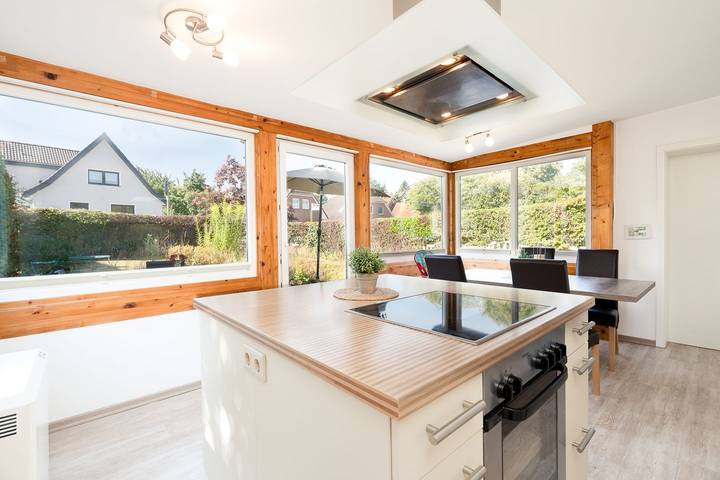 Bungalow für 3 Personen, mit Terrasse und Garten