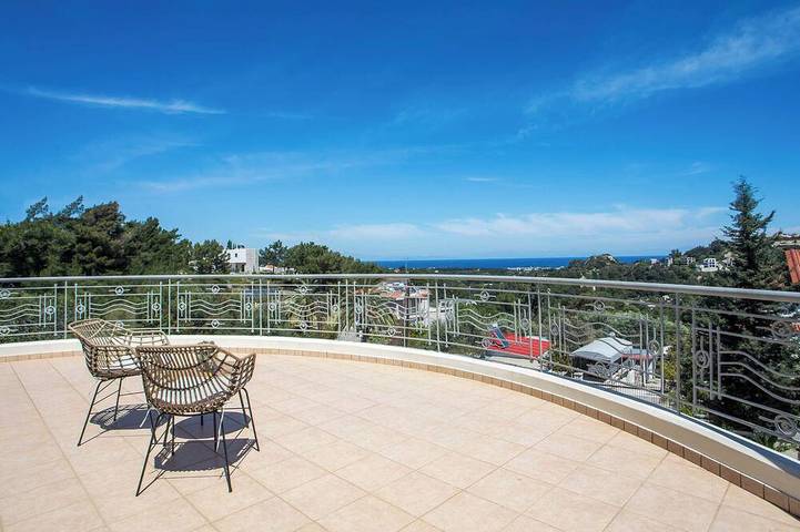 Ferienhaus für 11 Personen, mit Garten und Balkon, mit Haustier in Koskinou