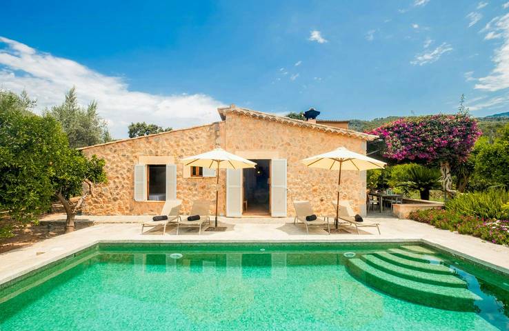 Luxus-Finca für 4 Personen, mit Terrasse und Garten in Sóller