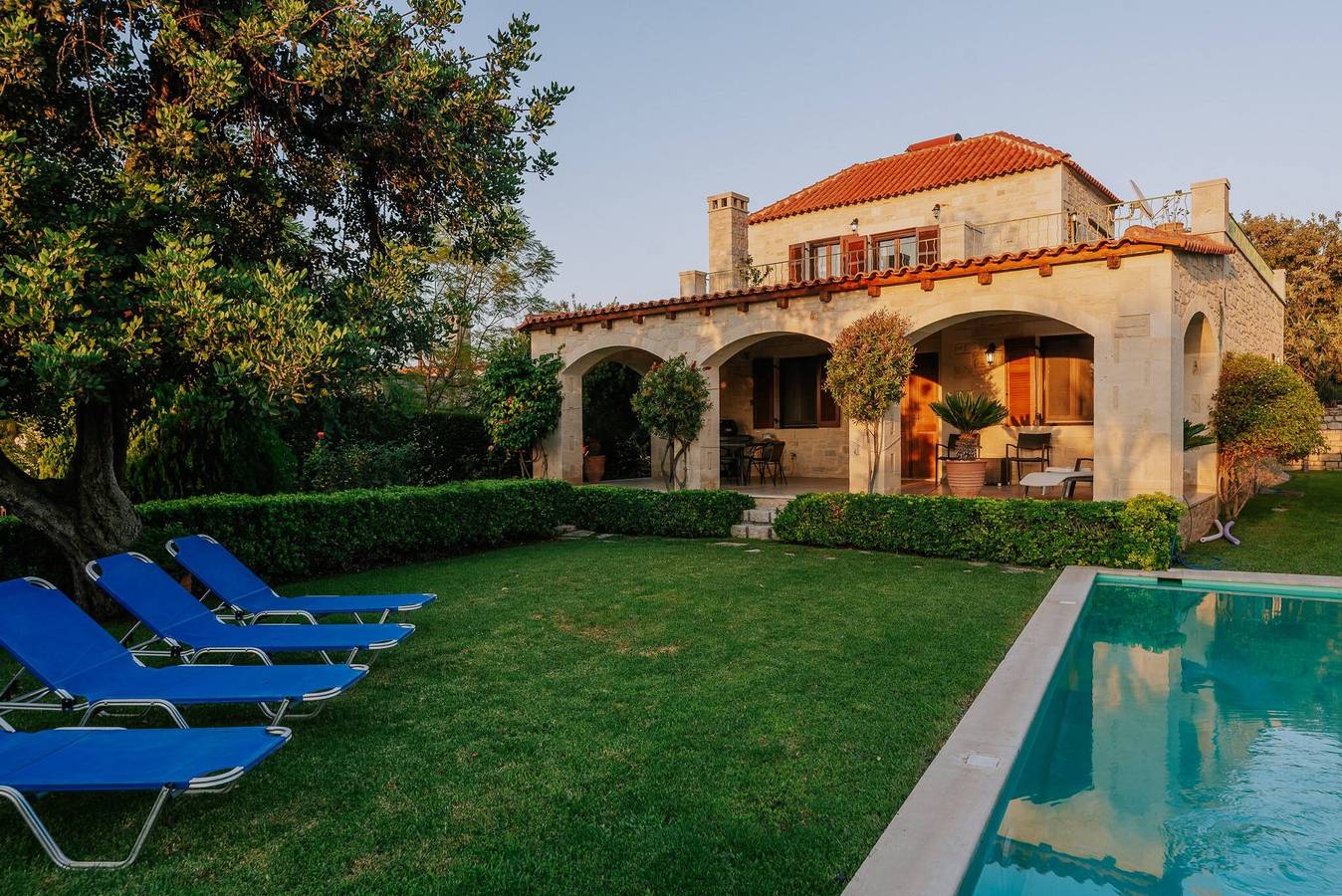 Villa Arianna mit atemberaubender Aussicht in der Nähe von Rethymno in Prines, Nikiforos Fokas