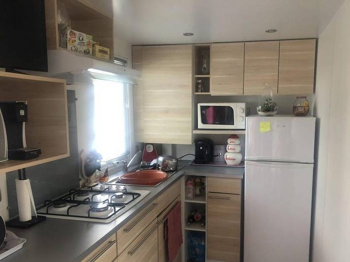 Camping Paradis - Le Grand R  - Mobilhome 4 personnes - Grand Confort 2Ch in L'Aiguillon-la-Presqu'île, Vendée