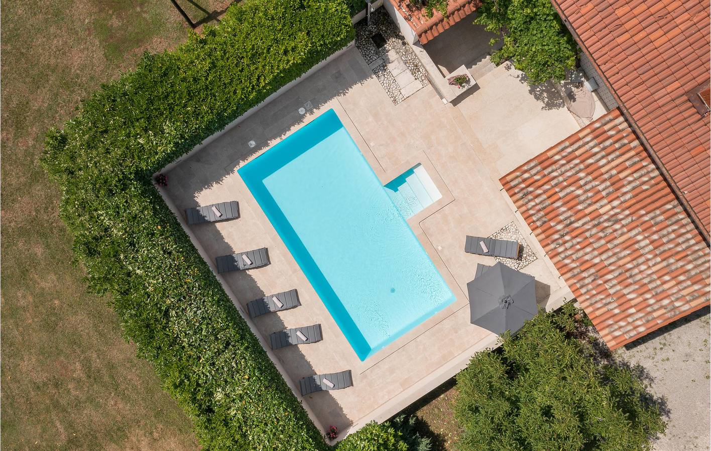 Ferienhaus für 8 Personen mit Pool in Pazin, Zentralistrien