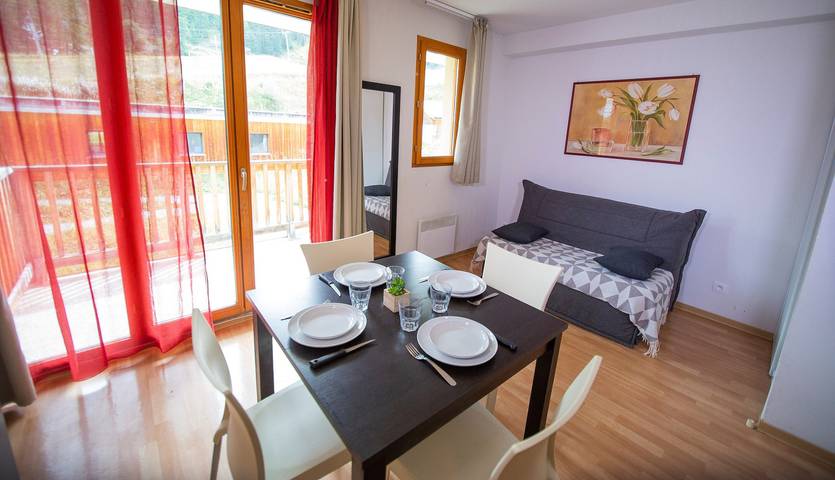 Studio pour 4 personnes, avec balcon - 1