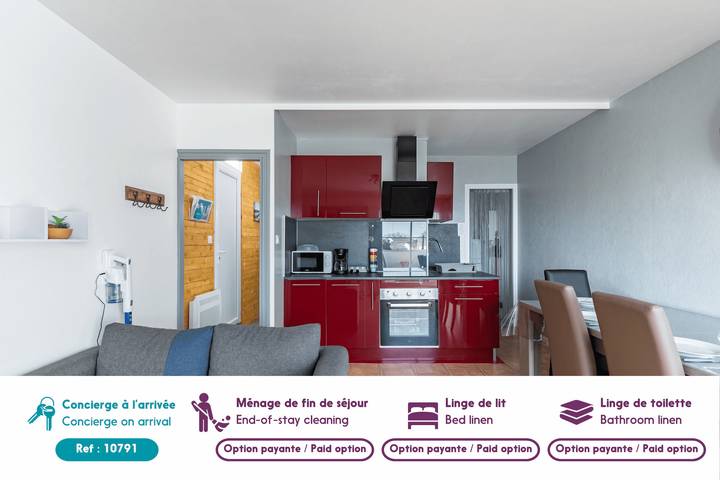 Gîte pour 2 personnes, avec balcon dans Plage des Becs - 3