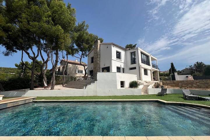 Ferienhaus für 6 Personen, mit Garten und Pool, mit Haustier in Bandol