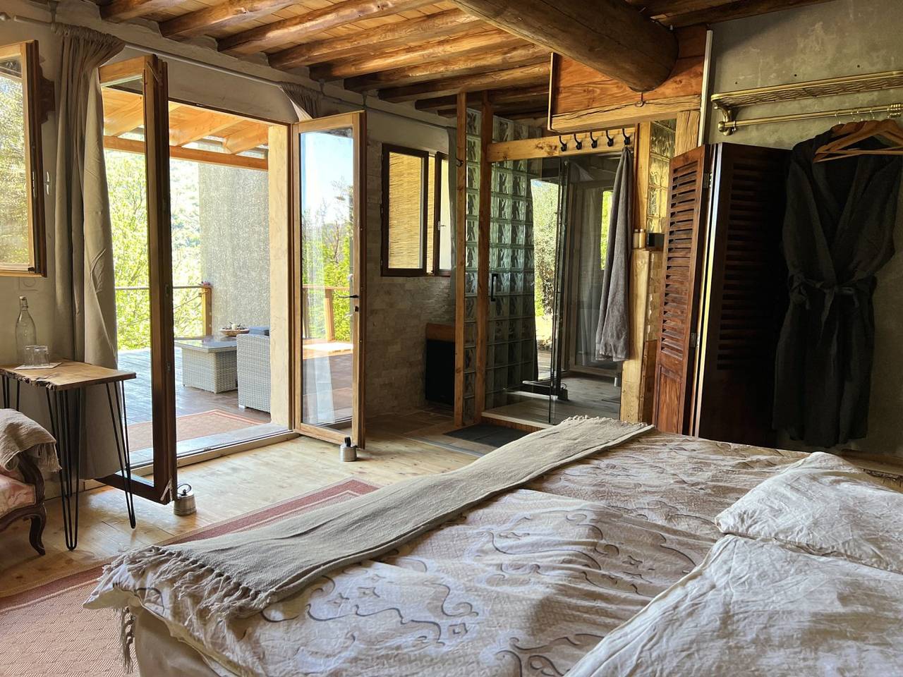 Vue des Chataigners - Chambre 1 in Val-d'Aigoual, Parc national des Cévennes