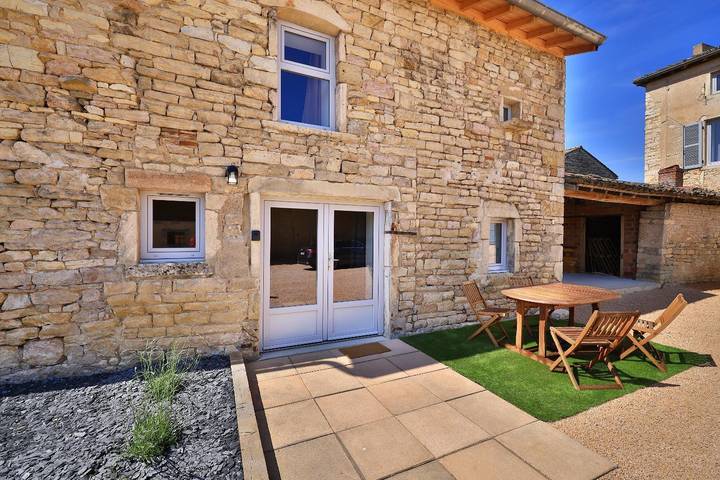 Maison de vacances pour 4 personnes, avec terrasse à Montbellet