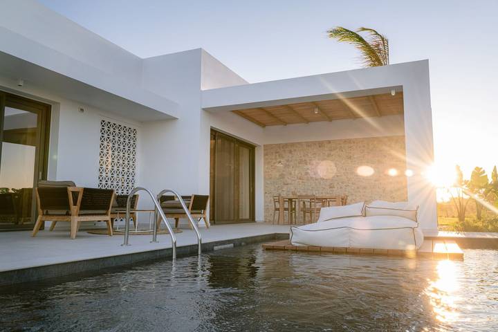 Villa für 4 Personen, mit Garten und Meerblick auf Kos - 3