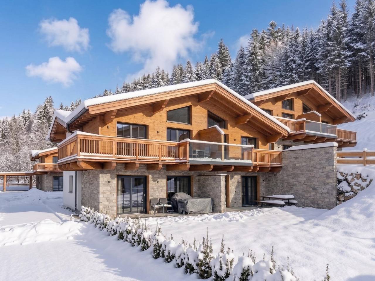 Luxus-Lodge mit Privatsauna bei Flachau
 in Eben im Pongau, Tennengau