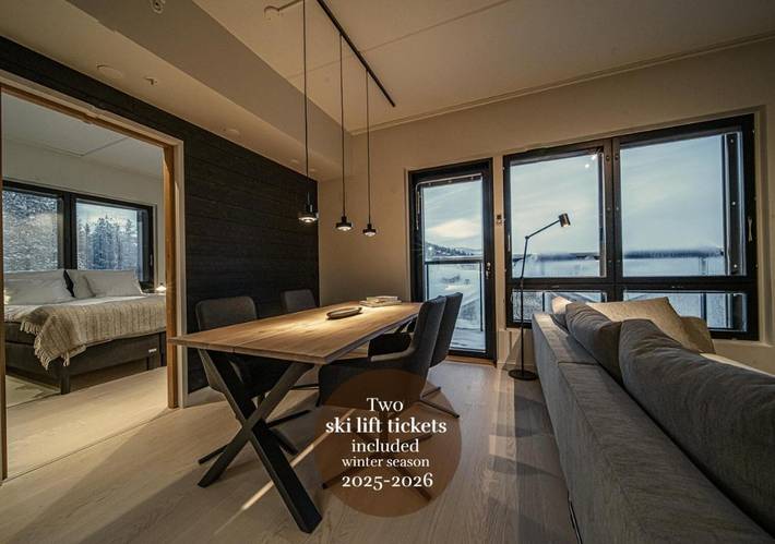 Ferienwohnung für 4 Personen, mit Balkon und Whirlpool sowie Sauna in Finnland