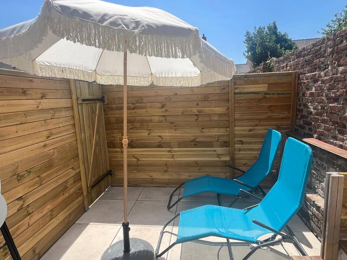 Double Room with Terrace in Dunkerque, Côte des dunes de Flandres