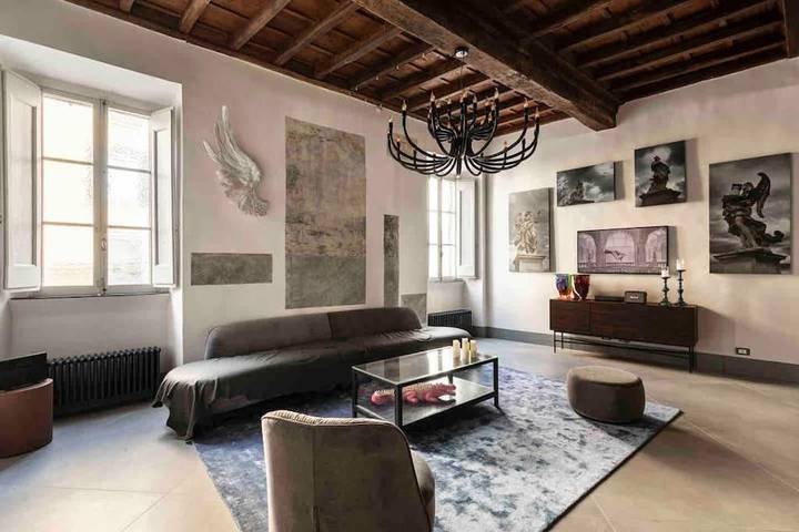 Loft per 5 persone, con panorama e terrazza in Colosseo