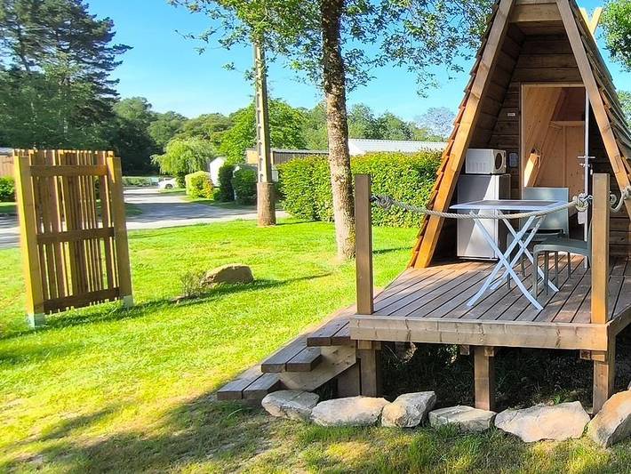 Camping Entre Terre et Mer  - Unterkunft 2 personen - Cabadienne in Pont-Scorff, Côte des Mégalithes