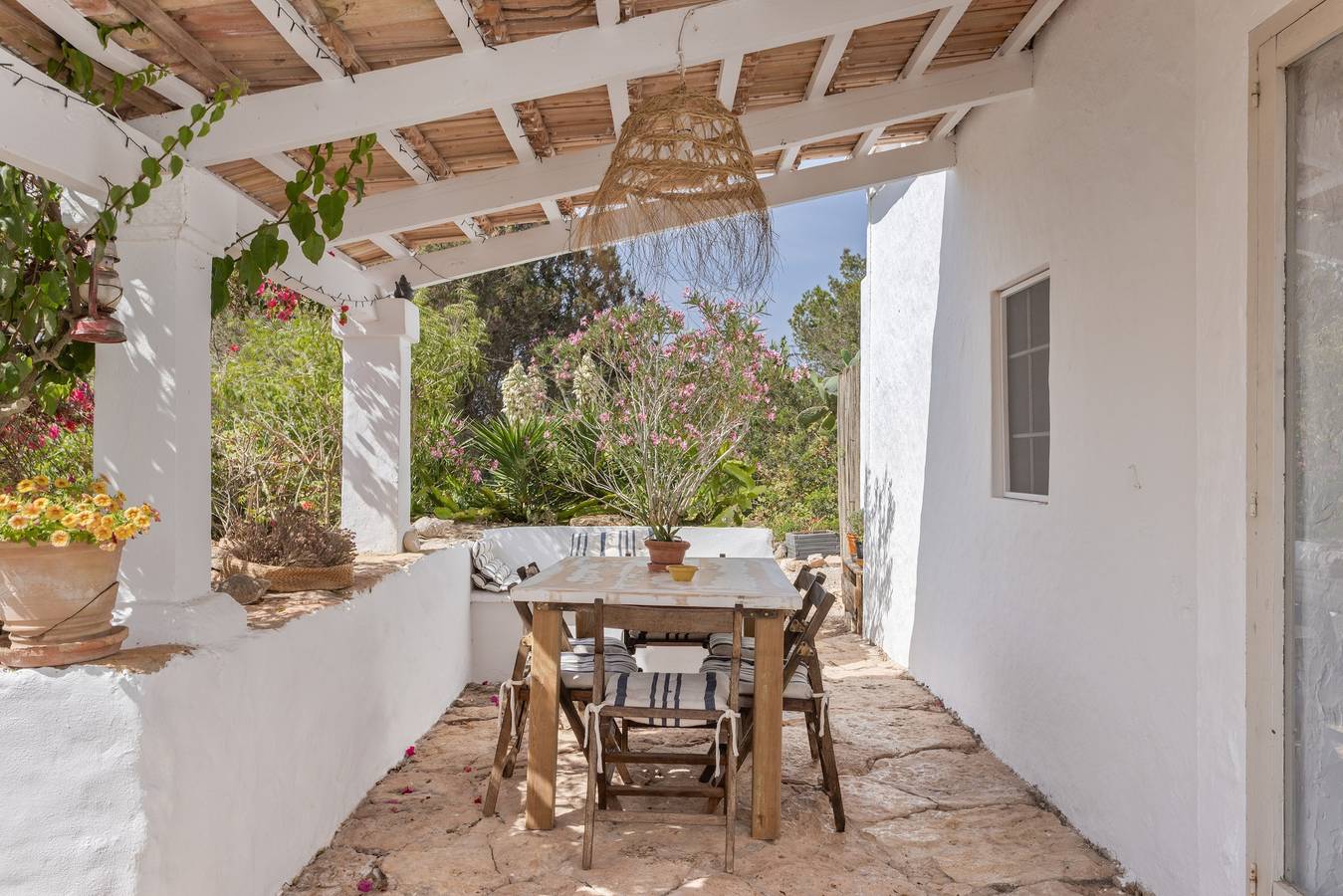 Country House 'Vicent' with Private Terrace and Garden in Formentera, Coast of Formentera
