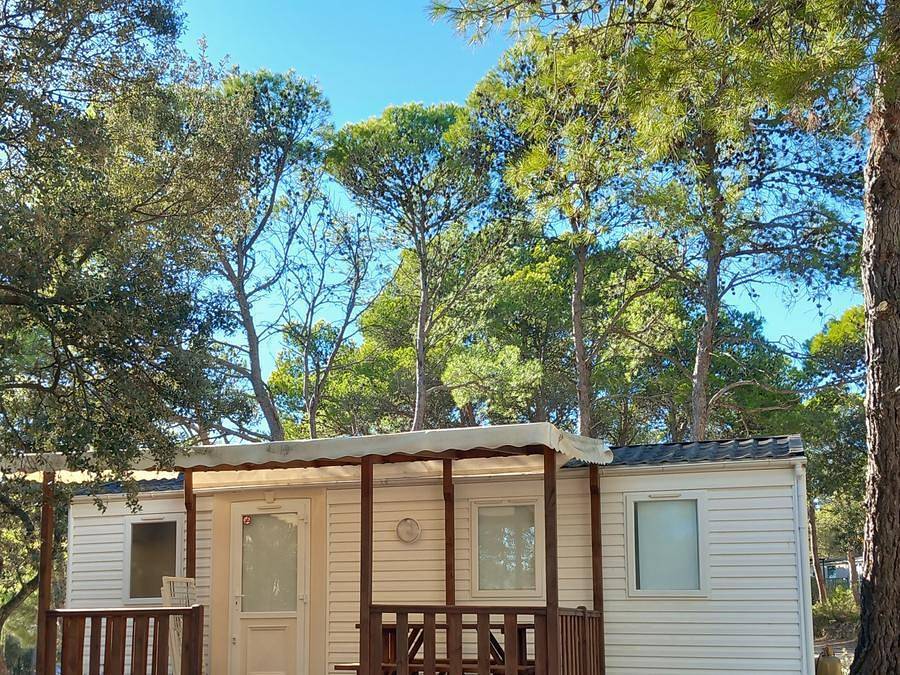 Camping Le Pinada - Mobilheim 4 personen - Titania Clim - 2 Schlafzimmer mit Klimaanlage - 24m² in Fabrezan, Narbonne und Umgebung
