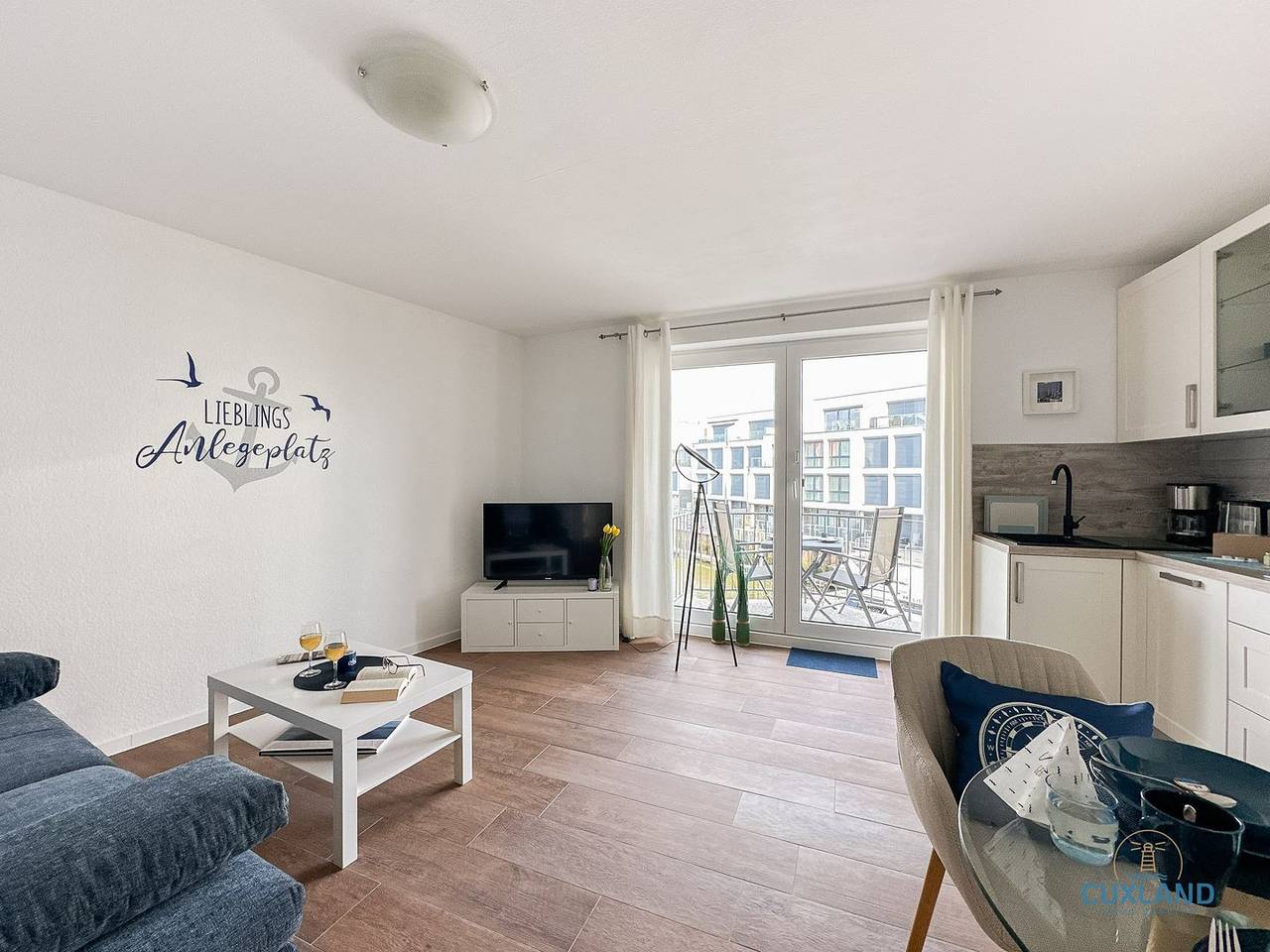 Ganze Wohnung, Ferienwohnung Marina Liebe direkt in der City Marina Cuxhaven in Hafen Cuxhaven, Cuxhaven