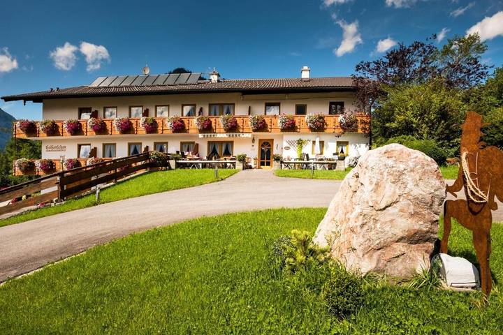 BnB für 2 Personen, mit Balkon und Terrasse sowie Garten in Ramsau bei Berchtesgaden