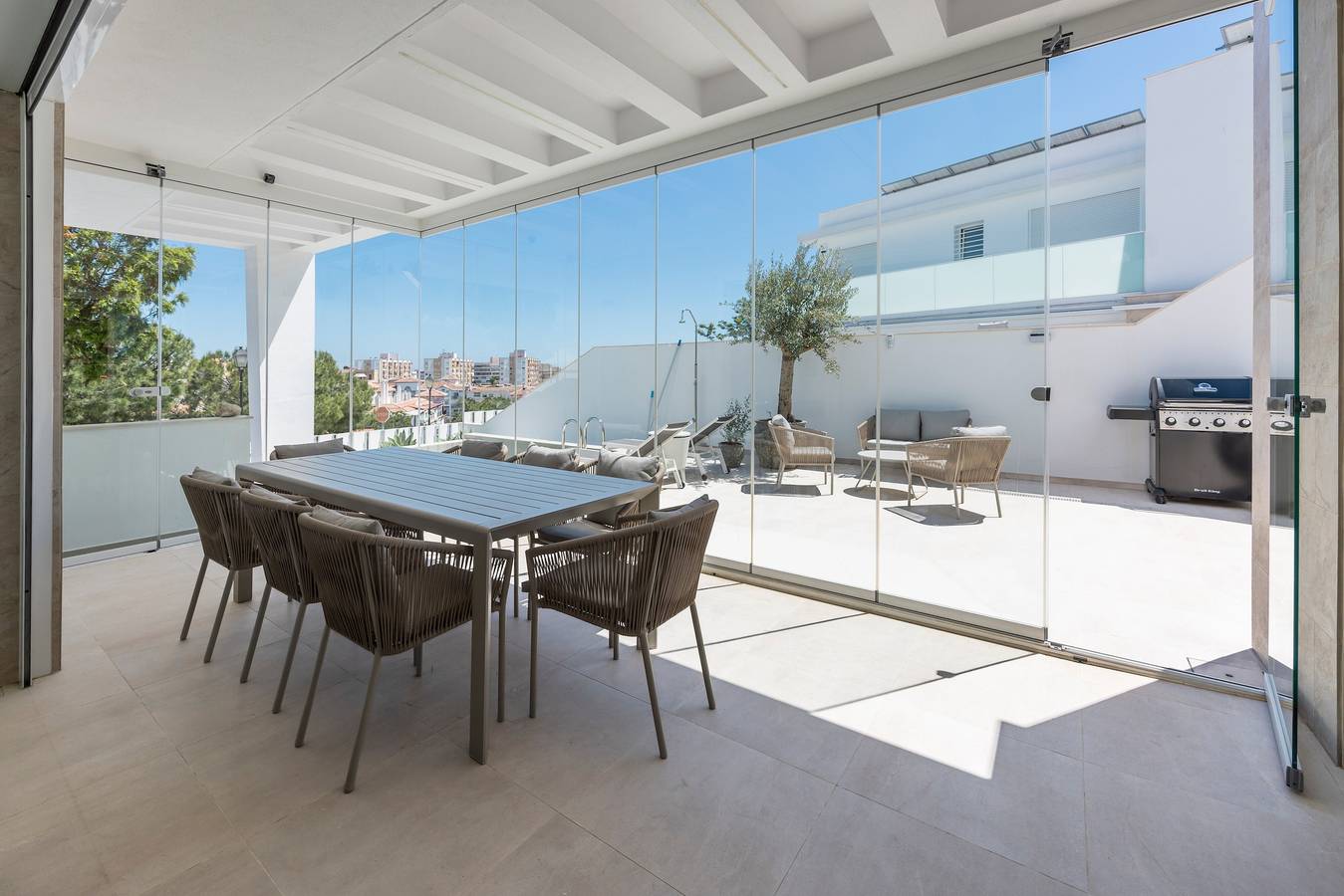 Villa "Casa Blanca" avec vue sur la mer, Wi-Fi et climatisation in La Viña (Torre del Mar), Torre del Mar