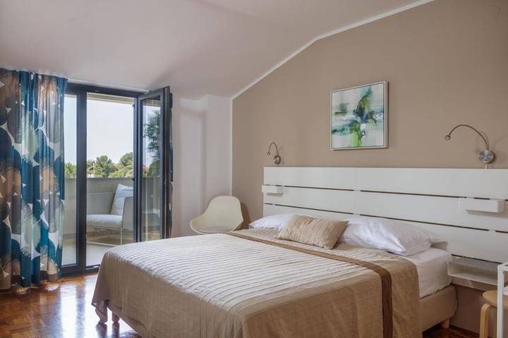 BnB für 2 Personen, mit Terrasse und Garten sowie Ausblick in Rovinj
