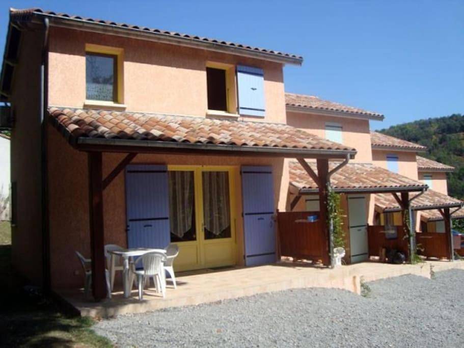 Two-Bedroom House in Neyrac les Bains, Meyras