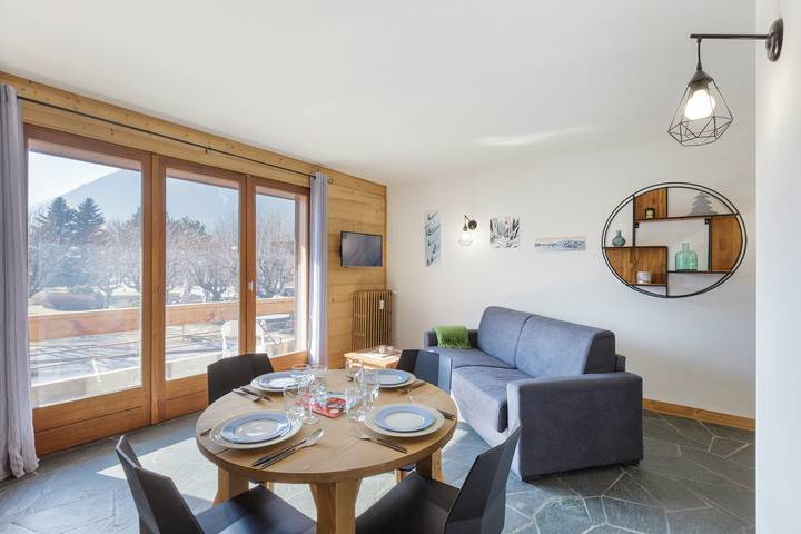Gîte pour 4 personnes, avec balcon, adapté aux familles dans Mer de Glace - 3