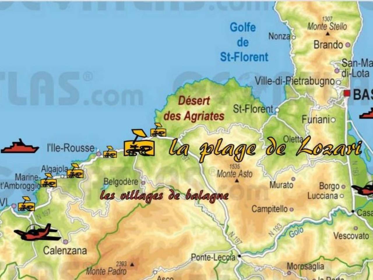 Apartamento entero, Wohnung mit allem Komfort Strand zu Fuß in Losari, Belgodère