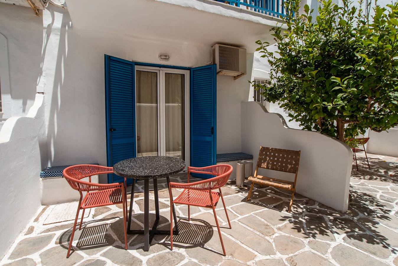 Chambre "Studio 3" avec terrasse privée, Wi-Fi et climatisation in Parikiá, Paros