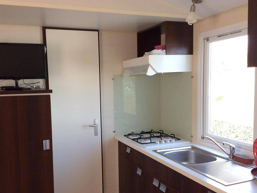 Camping Le Mont Joli Bois - Mobile home 6 persons - 3 bedrooms in Criel-sur-Mer, Dieppe region